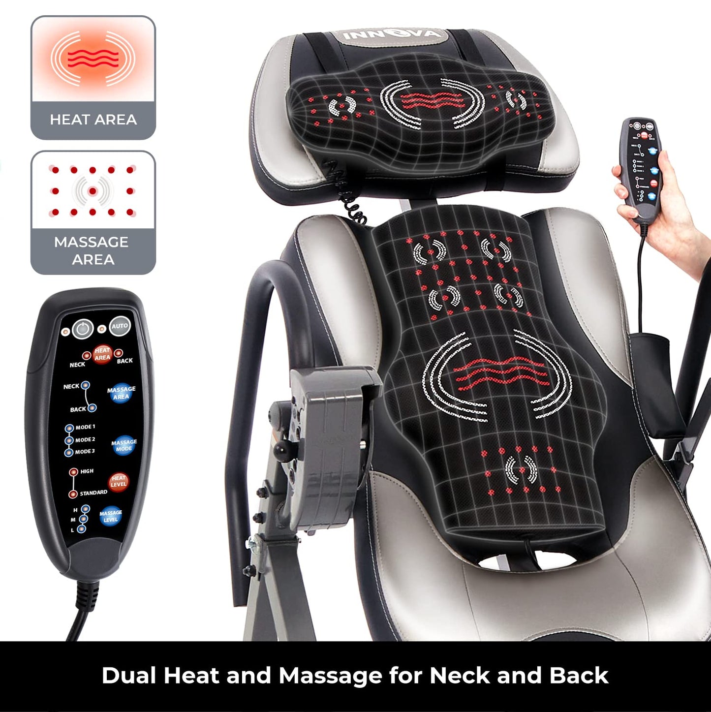 Innova ITM6000 Advanced Heat and Massage Therapeutic Inversion Table