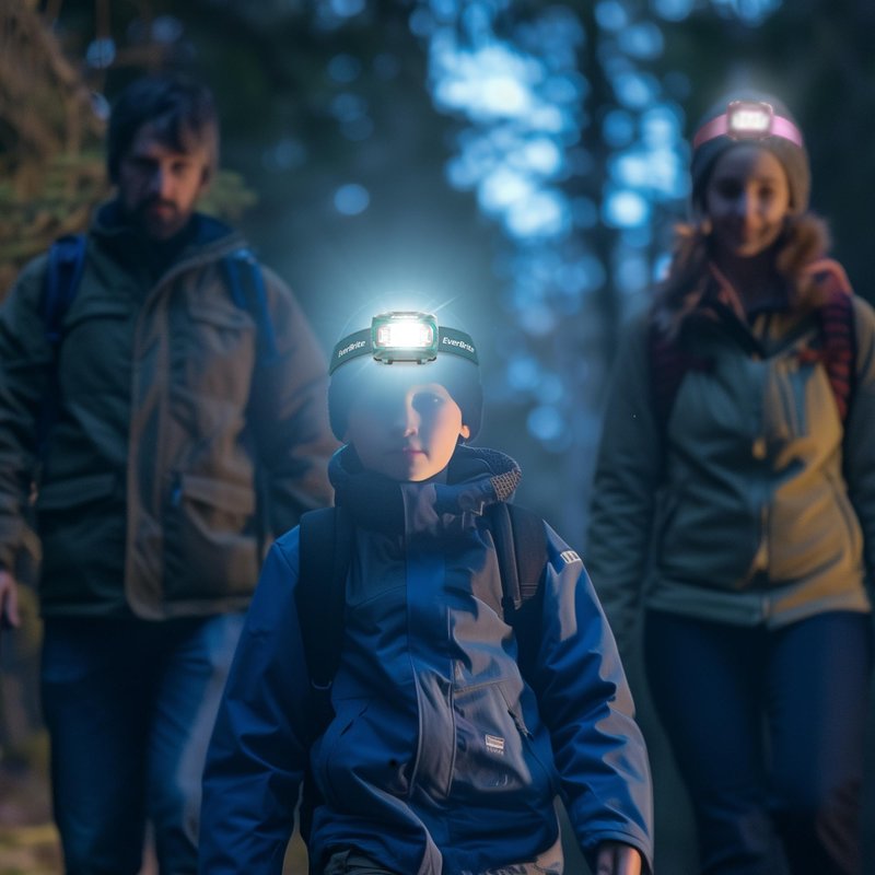 EverBrite Headlamp, 2 Pack Kids Headlamp with Red Light and Memory Function, Head Lamp for Adults and Kids with 5 Modes, Bright Headlamps for Camping, Running, Christmas Gifts, Batteries Included
