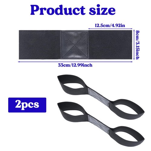 Giantree 2 PCS Golf Connection Band, Golf Swing Trainer Aid, Elastic Swing Correcting Trainer Band for Beginners Practice