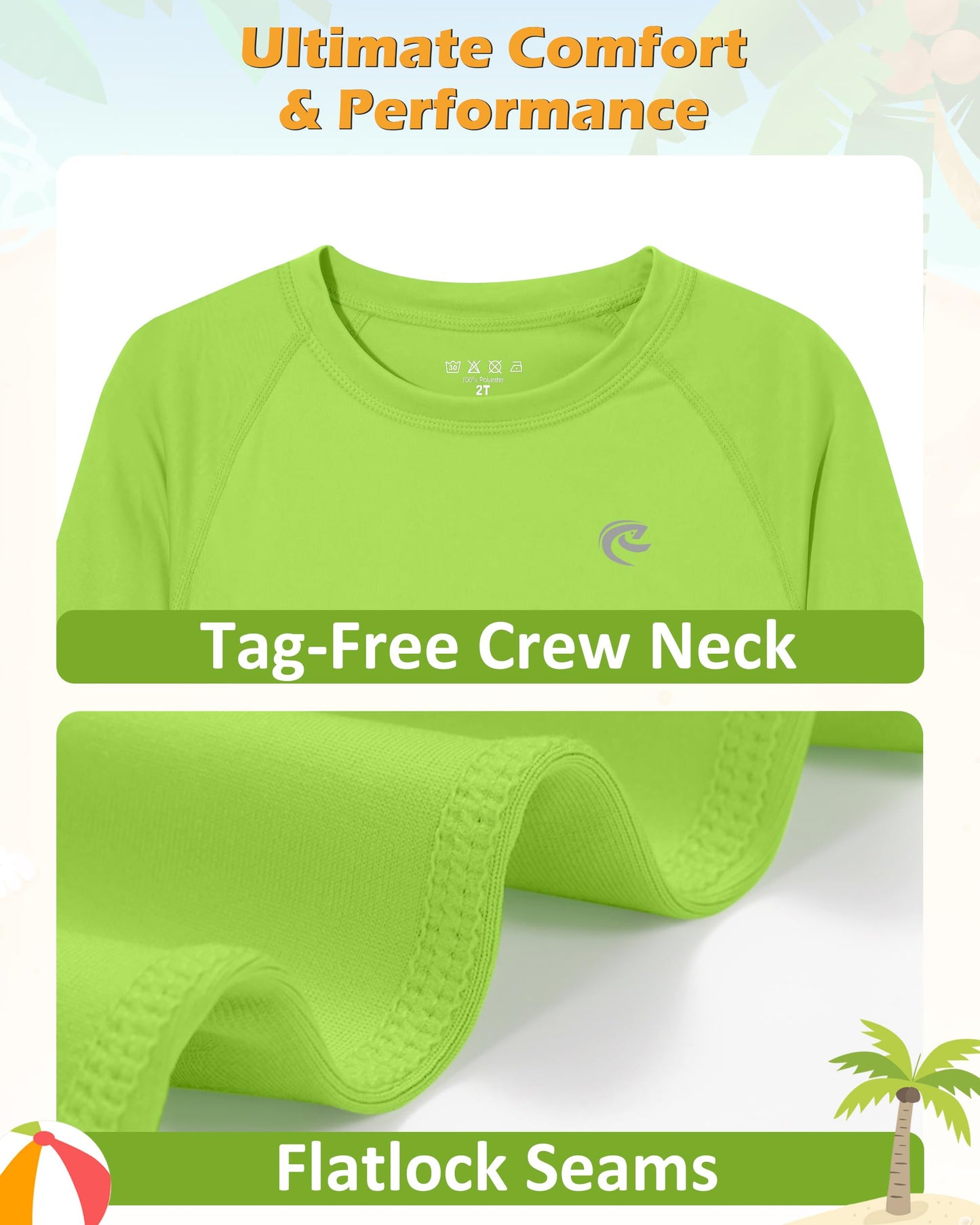 Kids Fishing Sun UV Shirt, Outdoor Boys Long Sleeve Lightweight Running Swimming Rash Guard Shirts