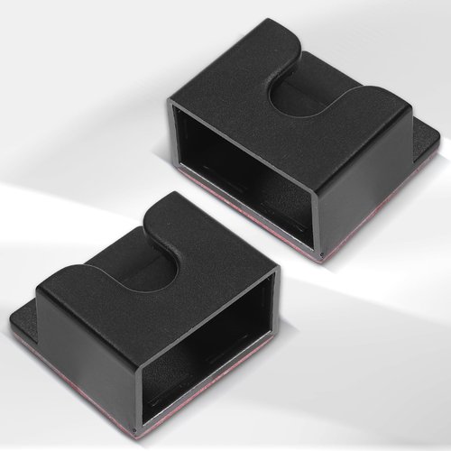 5pcs Walkie Talkies Belt Clip Holder, Black Walkie Talkie Car Mount Handheld Radio Holder with Back Adhesive for Most Handheld Intercom