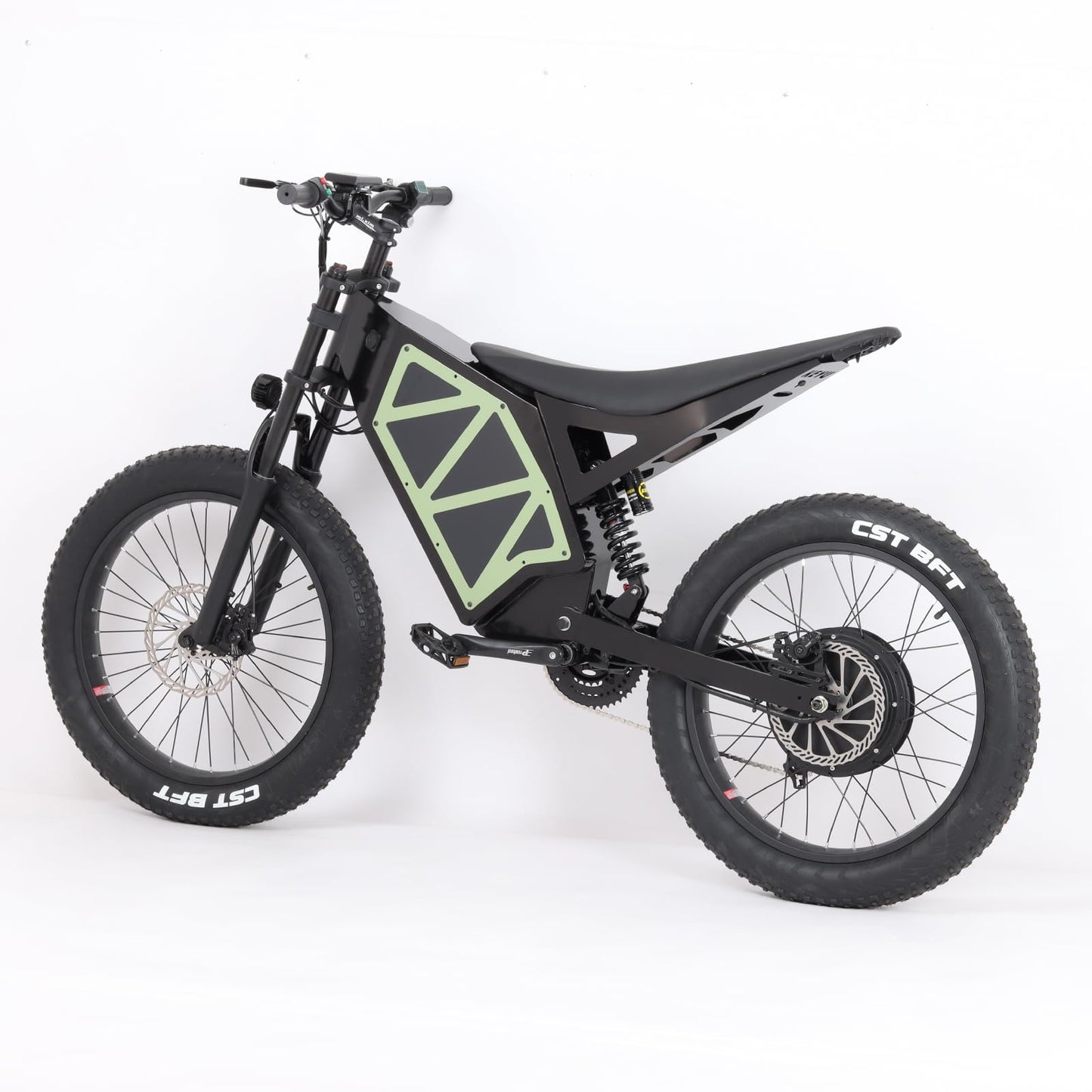 KEYU F7 Step Through Carbon Mountain Fat electrick Bicycle Dirt Full Suspension Strong Enduro Stealth Bomber Electric Bicycle Bike Ebike Frame