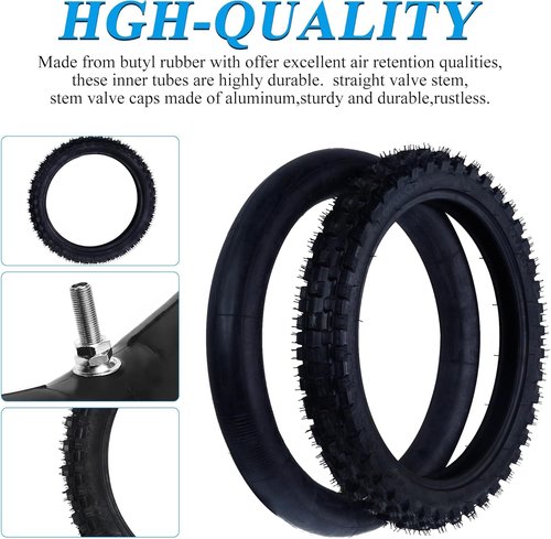 JOYYANGFANG 2.50/2.25 X 14 60/100-14 Front Tire Inner Tube 2.50/2.25-14 Pit Dirt Bike TR-4 Valve