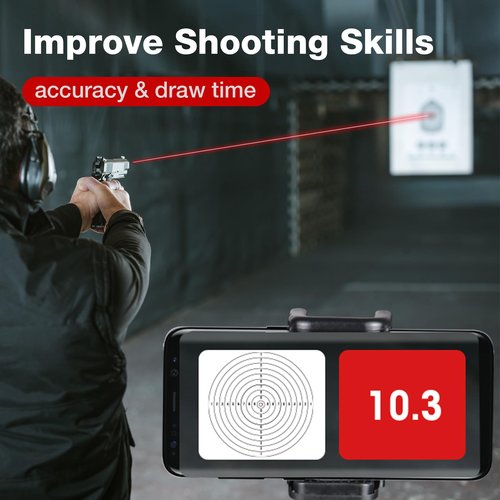 9mm Laser Training Cartridge for Dry Fire Practice and Shooting Training Laser Bullet with Rubber Snap Cap