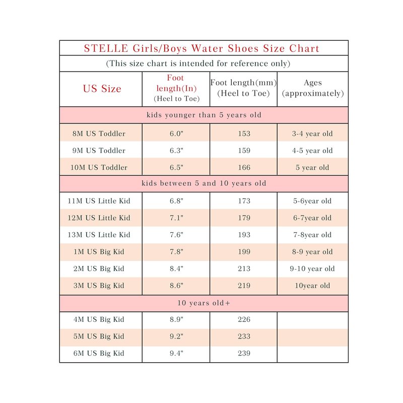 Stelle Kids Water Shoes Wide Toe Box Barefoot Quick Dry Non-Slip Aqua Shoes for Boys Girls Toddler Beach Swim Pool(Pink,13ML)