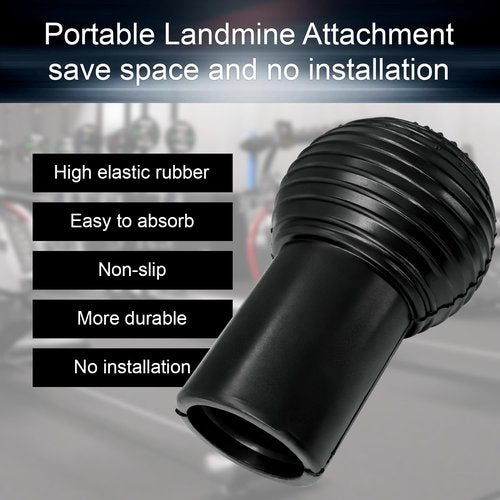 Landmine Attachment for Barbell – Fits 2 Inch Olympic Bars Landmine with 360° Rotation, Natural Rubber Base Includes 1 couple Workout Wrist Wraps – for Press, Row, Squat, Rotation & Strength Training