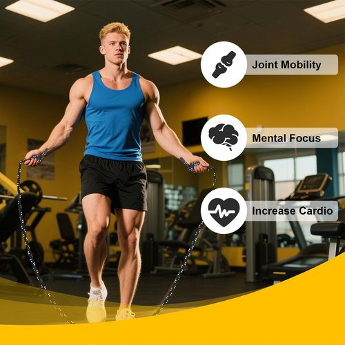 Flow Rope Jump Rope for Fitness - High Performance Adjustable Exercise Jump Rope for Men & Women - Double Woven Workout Rope for Home Gym, Cardio, Boxing & MMA - Indoor/Outdoor Training (Beginner Friendly)