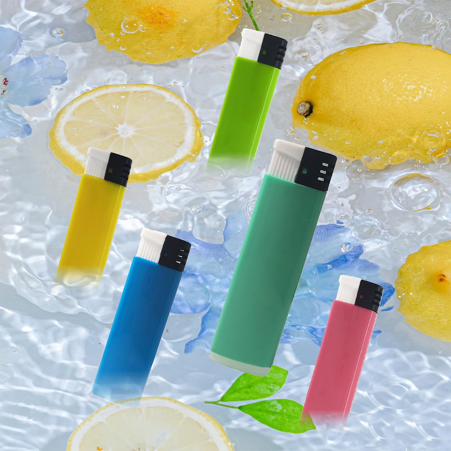 3 Pcs Realistic Water Gun Lighter - Hilarious Prank Gadget for Tricksters, Realistic Design with Powerful Water Jet, Fake Lighter, Mini Water Guns (3.15" Compact Prank Tool)