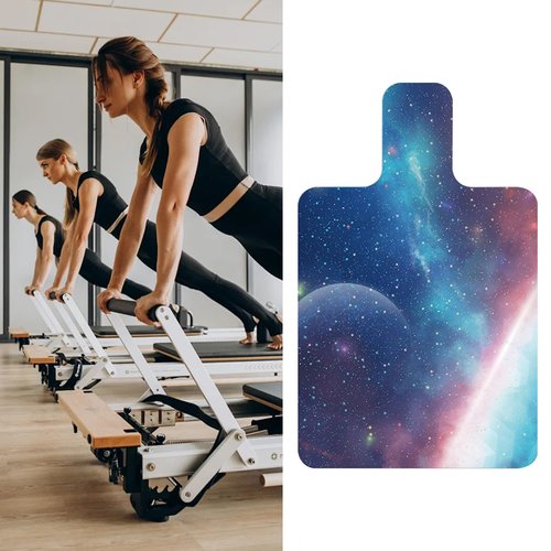 KDAMGOQE Pilates Mat Pilates Reformer Mat 39''x24'' Non Slip Pilates Mat Foldable and Portable Exercise Mat Easy to Clean Pilates Reformer Accessories for Exercising Gym Style 2