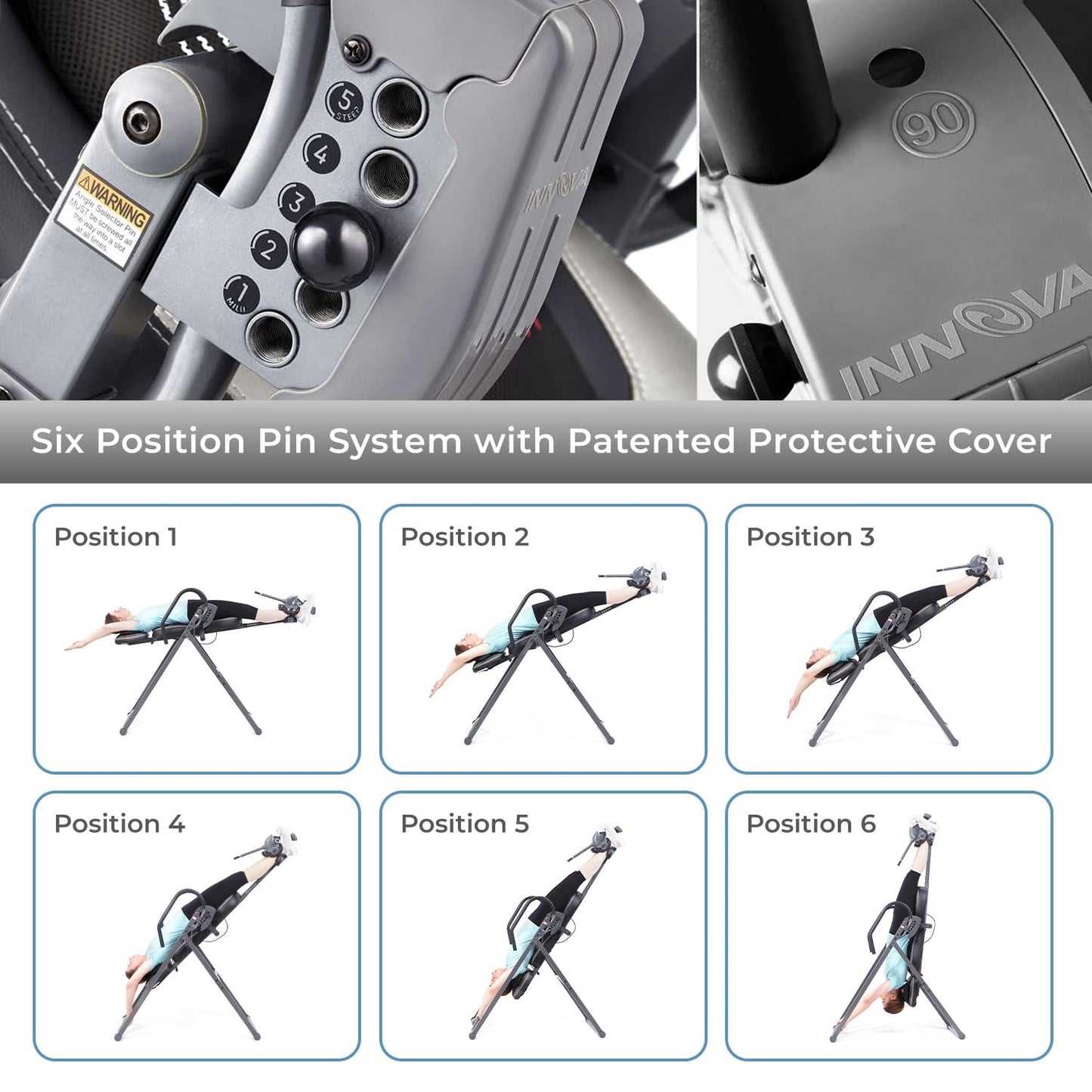 Innova ITM5000A Therapeutic Heat and Shiatsu Massage Inversion Table
