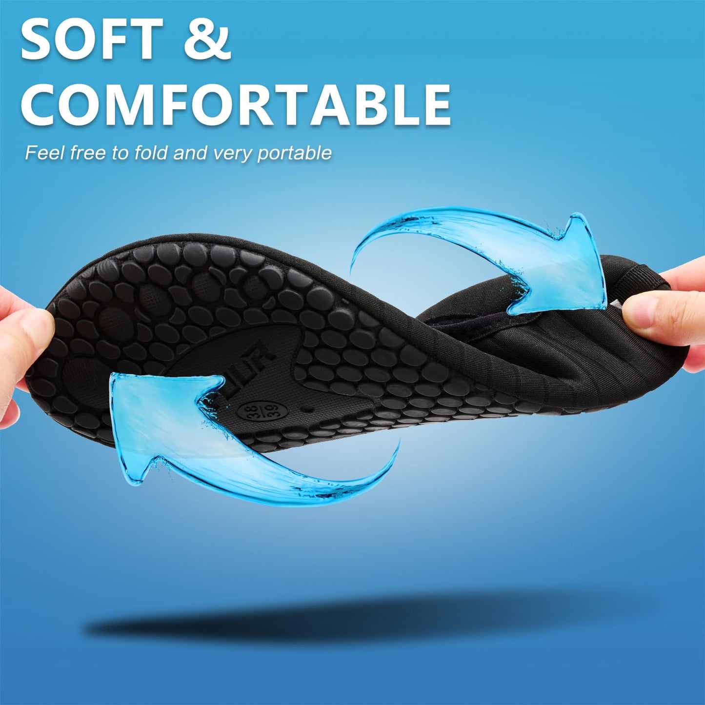 VIFUUR Water Sports Unisex Shoes Black - 7.5-8.5 W US / 6-7 M US (38-39)
