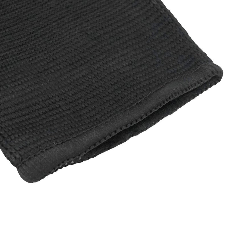 Luwint Kid Compression Ankle Brace Sock Support, Knitted Ankle Sleeve for Boys Girls, Youth Ankle Support for Sprains, Tendonitis, Arthritis, Basketball Running Soccer Dance Fitness, 1 Pair Black