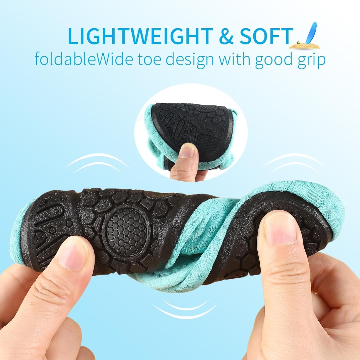 Kids Boys Girls Toddler Water Shoes,Beach Swim Non Slip Quick Dry,Barefoot Sports Aqua Socks Fast Dry for Sports Outdoor
