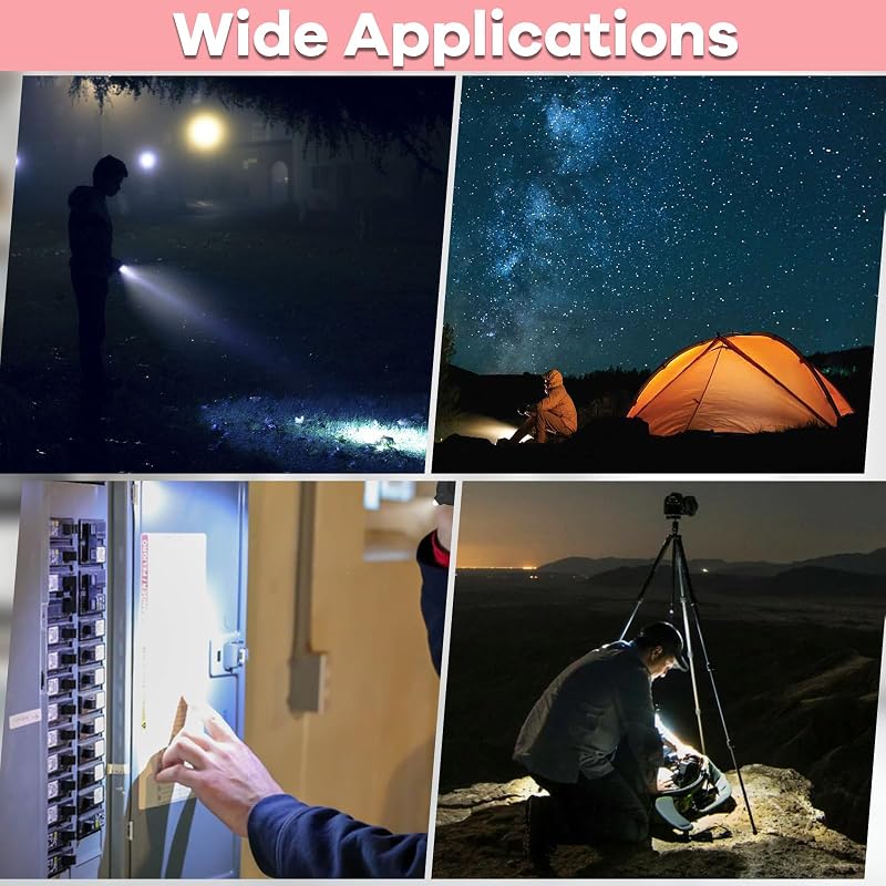 Multicolor 14 Pcs LED Keychain Flashlights - Ultra Bright Tiny Portable Lights with 1" Key Ring (Variation: Multicolor+14 PCS)