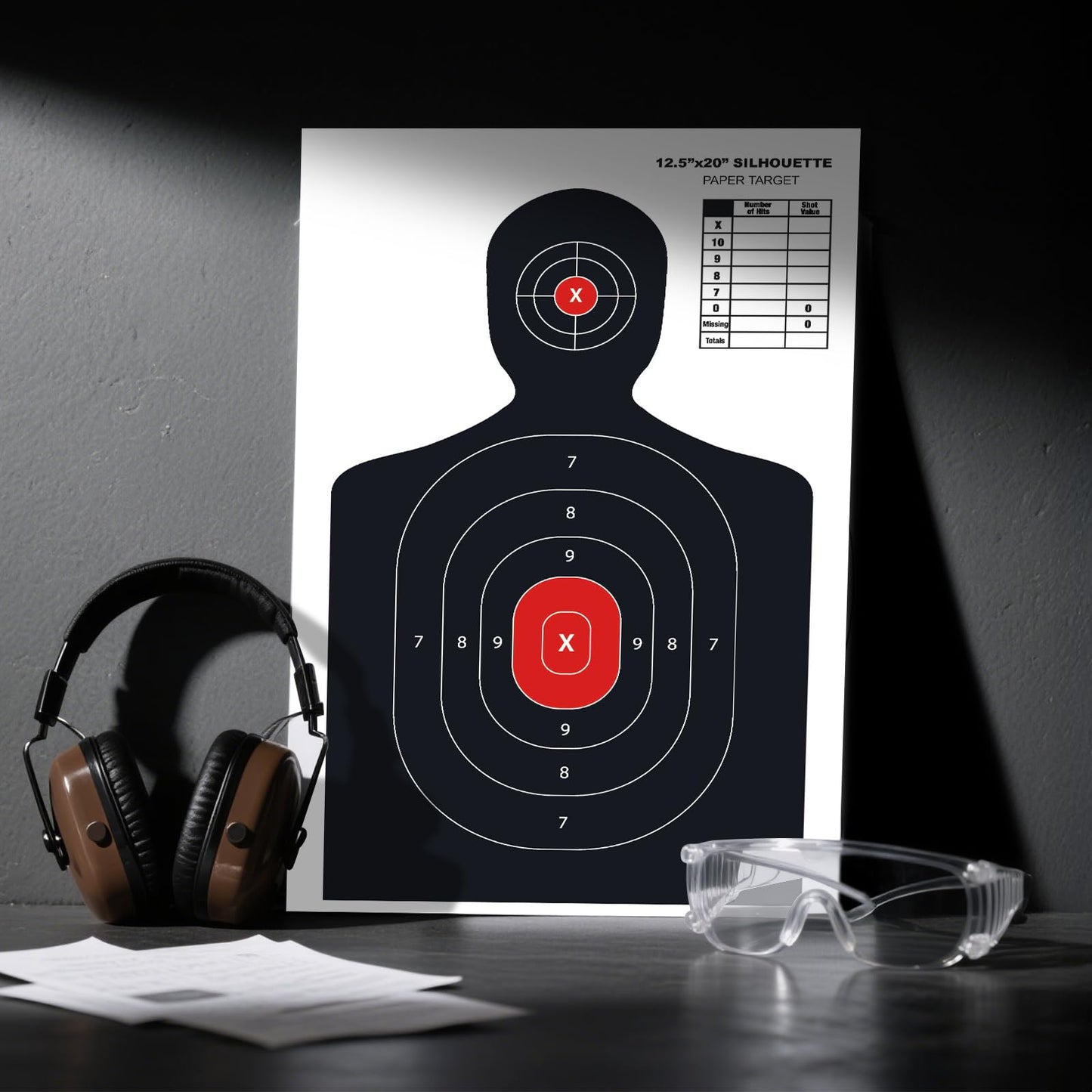 10PCS Paper Targets for Shooting Range, 14X22 Inches Shooting Targets for Indoor and Outdoor Use, Perfect for Handguns, Pistols, Rifles, Airguns, Pellet Gun and BB Guns by krlladetiy