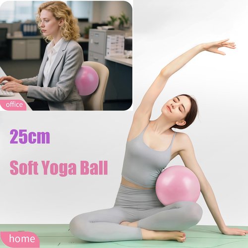 Pilates Essentials Kit for Women, Pilates Equipment, for Home Workouts with Ring and Ball Set, 3pcs Booty Bands, Yoga Bands for Stretching, Fascia Ball, Yoga Socks (Black)