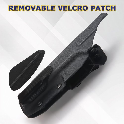 AurMirai Holster Wedge for IWB Carry | Ergonomic 0.8" Foam Pad for Kydex & IWB Holsters | Sweatproof Concealed Carry Kit with Secure Fit (Black)