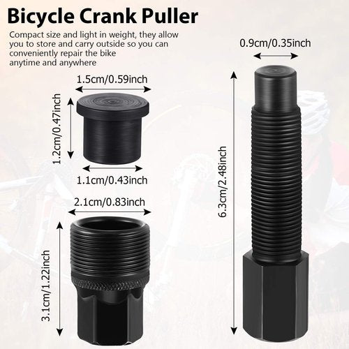 Skylety Crank Remover Bicycle Crank Puller Bike Crankset Crank Arm Puller Compact Crank Puller Cycling Power Pull Crank Pulley Tool Repair Maintenance Remover for Bikes (1)