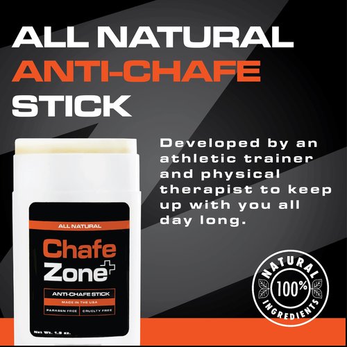 Chafezone Anti Chaffing Stick for Thigh Chaffing Protection - Glide Stick for Chafing 1.5 oz