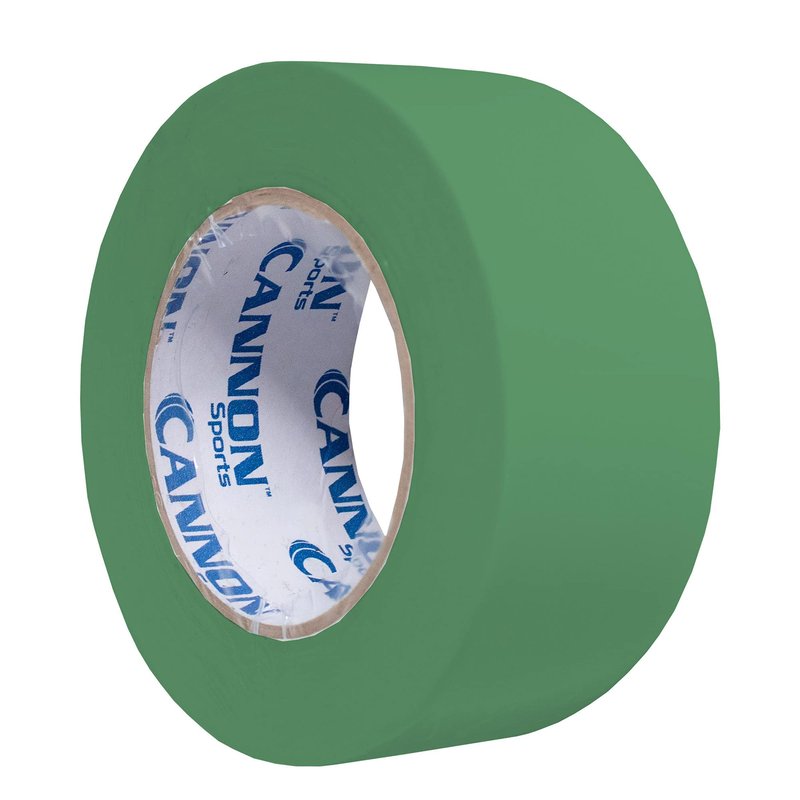 Cannon Sports Heavy Duty Vinyl Floor Marking Tape - 2 Inches x 180 Feet - Tough Floor Tape for Marking, Safety, Pickleball Court Lines - Strong Adhesion on Concrete, Wood & Vinyl Surfaces (Green)