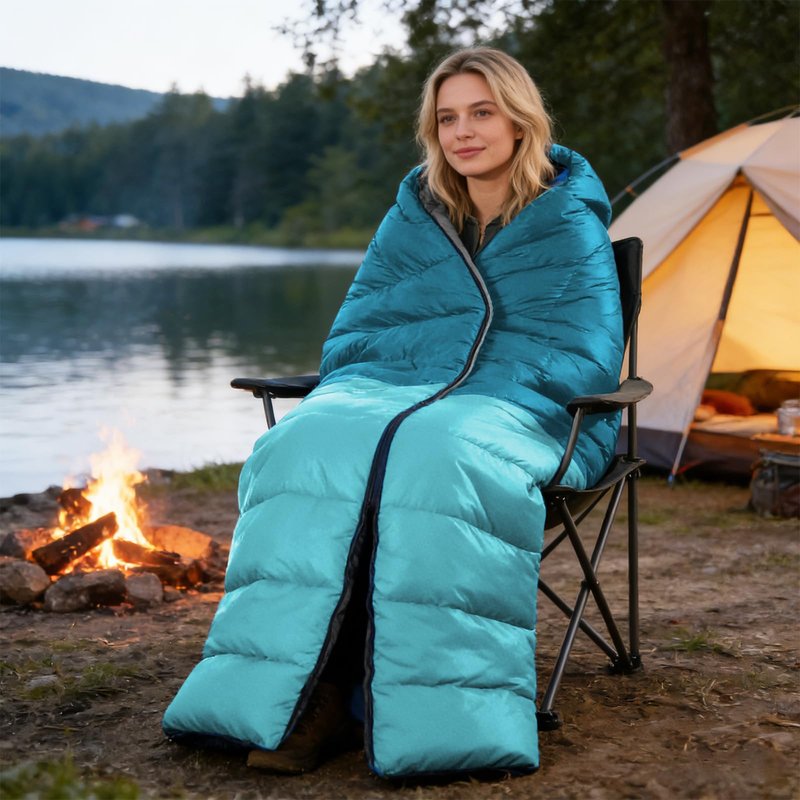 Flantree Sleeping Bags for Adults & Kids for Camping Hiking Trips Warm Cool Weather, Lightweight and Waterproof with Compression Bag, 3-4 Season Indoors Outdoors Activities