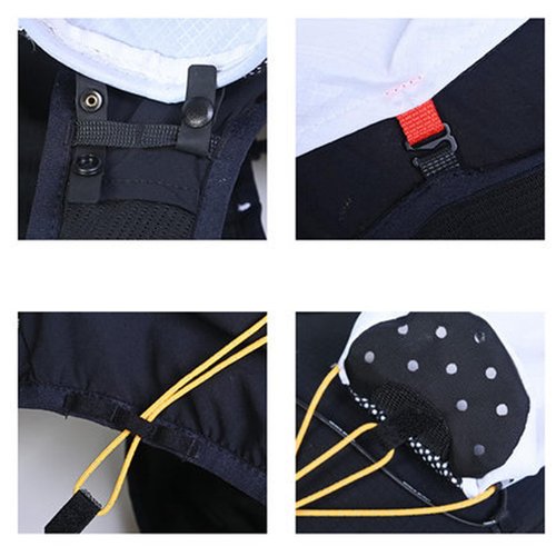 AONIJIE Trekking Pole Pouch Waterproof Hiking Poles Storage Bag for Backpacks & Running Vests Lightweight (25-White, One Size)