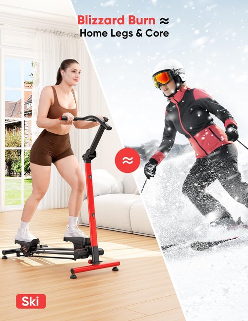YOLEO Steppers for Exercise at Home, Adjustable Stair Stepper with 3 Workout Modes,Folding Cardio Stair Master with Adjustable Handlebar&Oversized Pedal,90% Pre-Assembled Stair Climber with Caster Mat