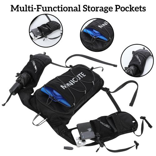 MINICUTE Running Vest for Women and Men with 1.5L Water Bladder,Lightweight Hydration Backpack for Trail,Marathon
