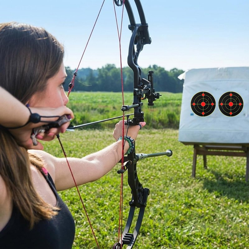 Teyva Daily 250 Pcs 6 Inch Splatter Targets Self Adhesive Shooting Target Stickers Paper Roll with Yellow Effect for BB Gun Airsoft Pistol Rifle Indoor Outdoor Shooting Range Archery Practice Training