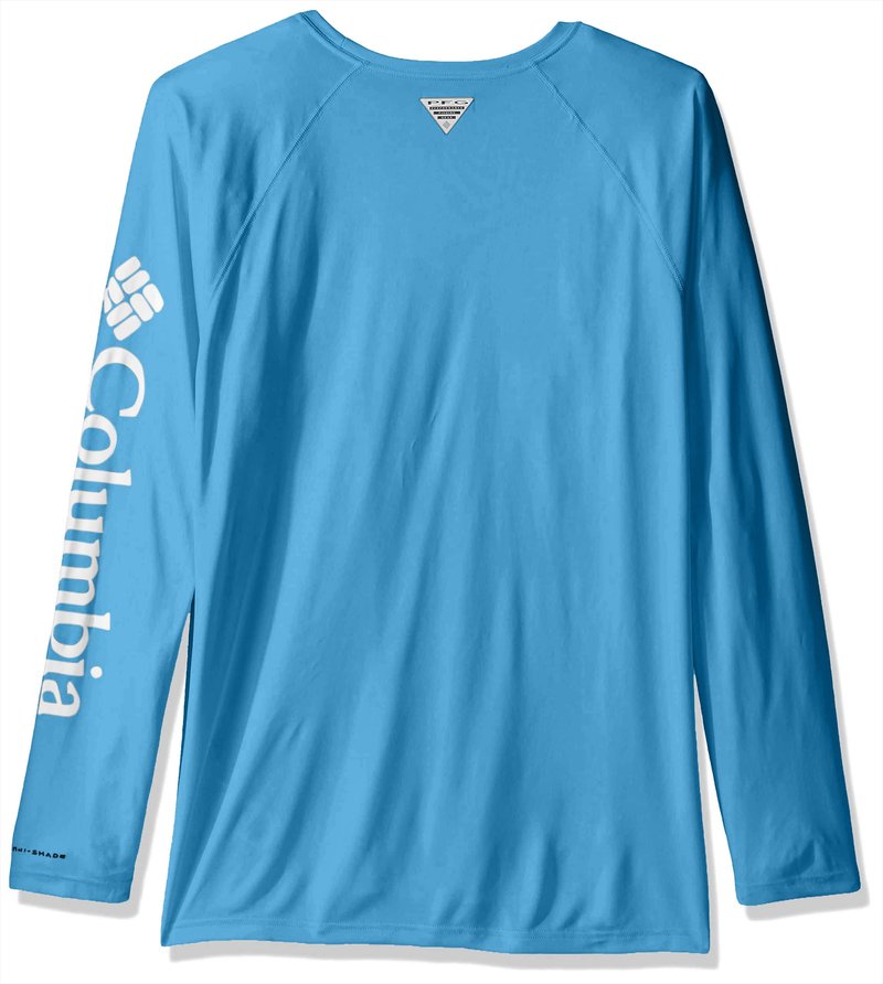 Columbia Men's Big Terminal Tackle Long Sleeve Shirt, Yacht White Logo, 4X/Tall