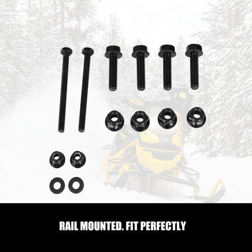cerbordy Spring Style Rail Mount Ice Scratcher for Ski-Doo Replaces# 860201728 860201140 860201761