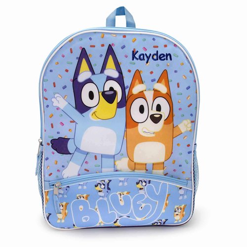 DIBSIES Personalized Backpack and Lunch Box Combo intended for Bluey Backpack and Lunch Box Combo