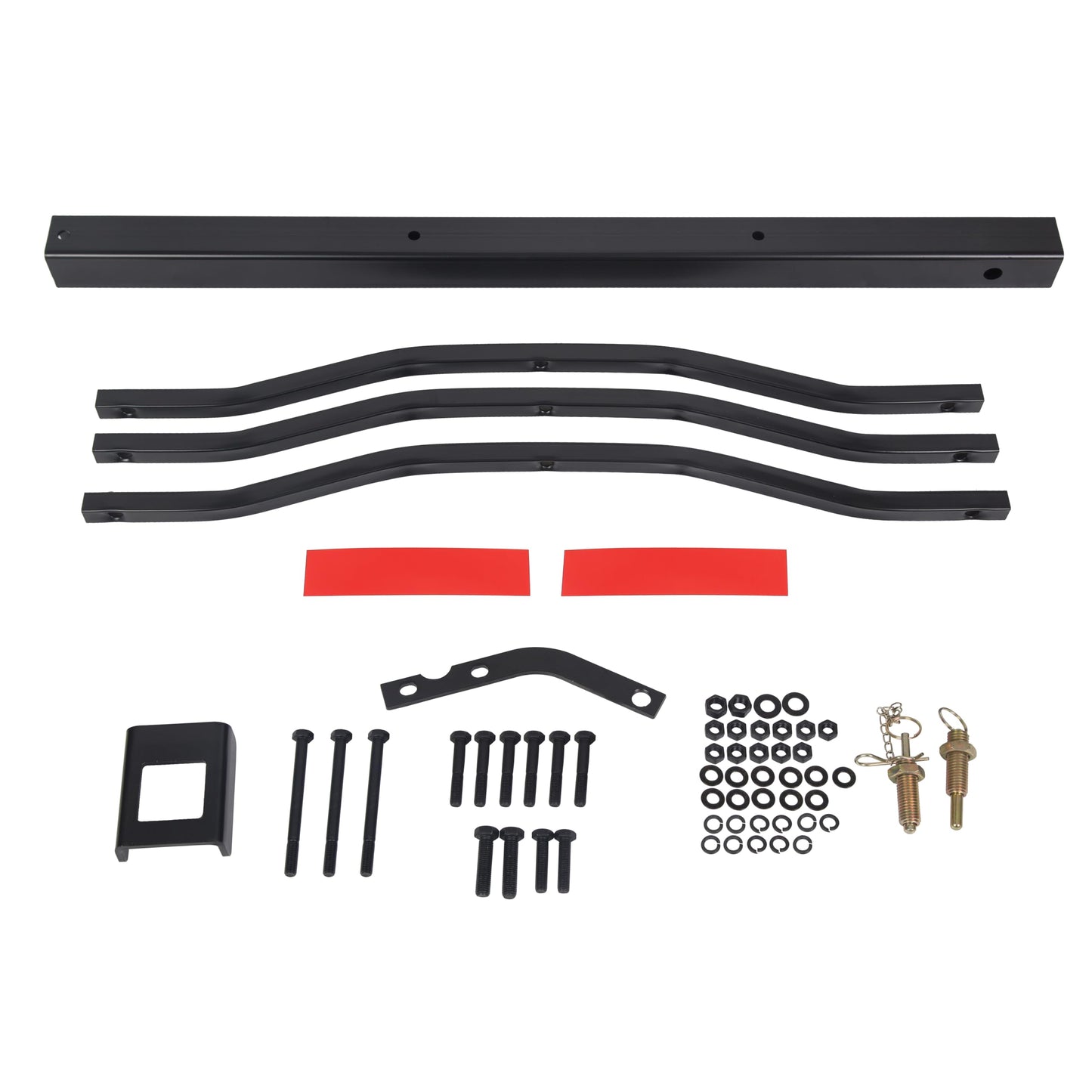 ALMULOO Hitch Mount Carrier with Folding Ramp for Wheelchairs and Lawn