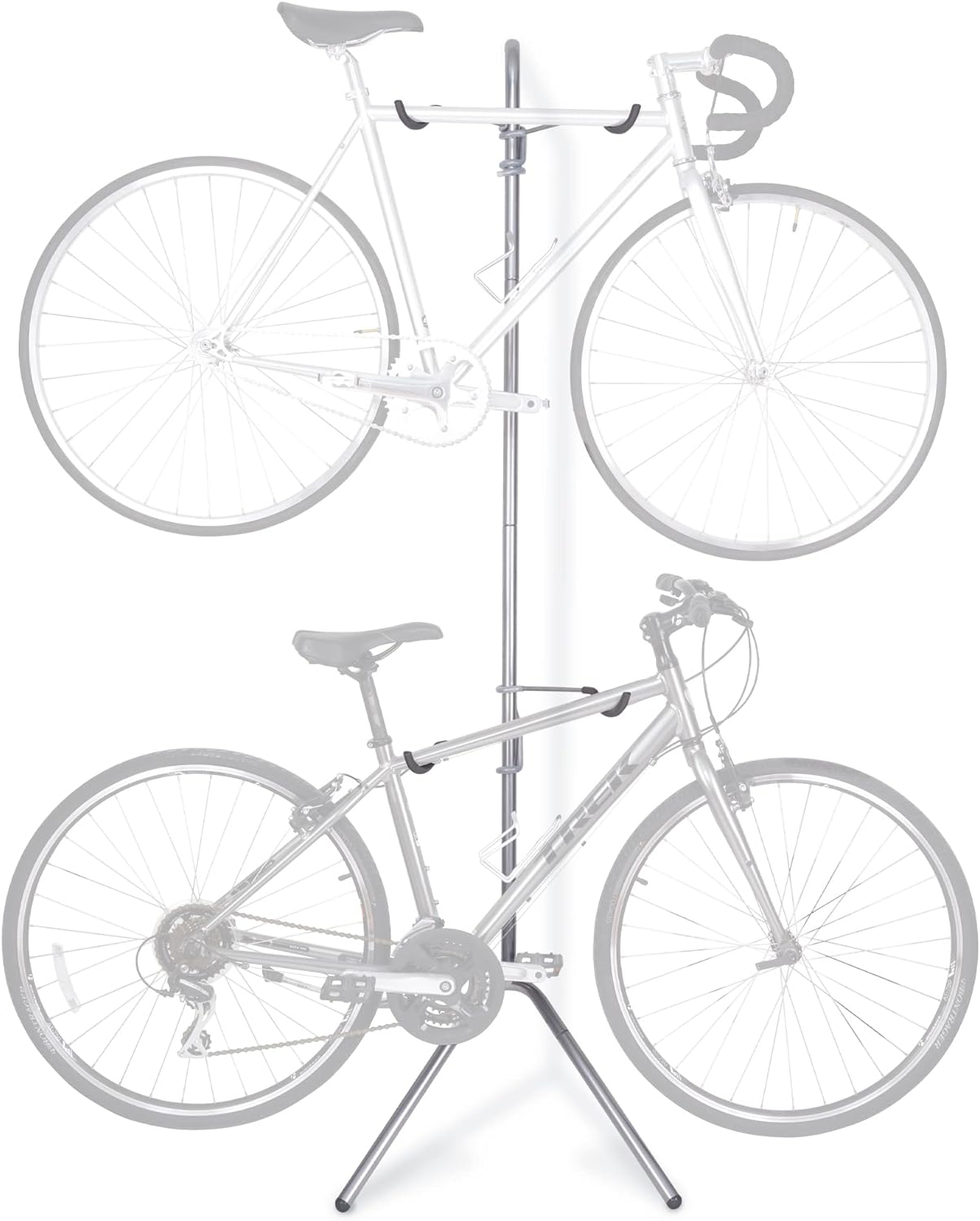 Delta Cycle Michelangelo 2 Bike Storage Rack - Gravity Fully Adjustable Bike Rack Garage For Road, MTB, and Hybrid Bicycles - Vertical Bike Rack Holds Up To 80 lbs