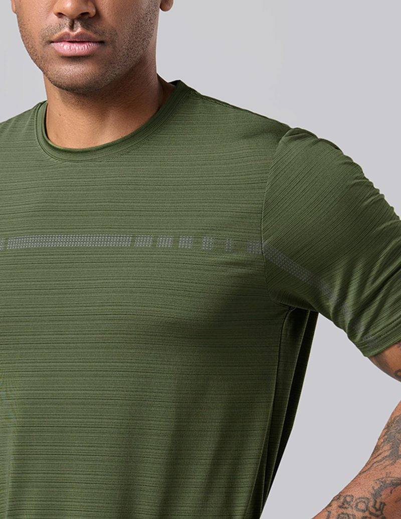 5 Pack Men’s Active Quick Dry Crew Neck T Shirts | Athletic Running Gym Workout Short Sleeve Tee Tops Bulk (Set 16, Small)