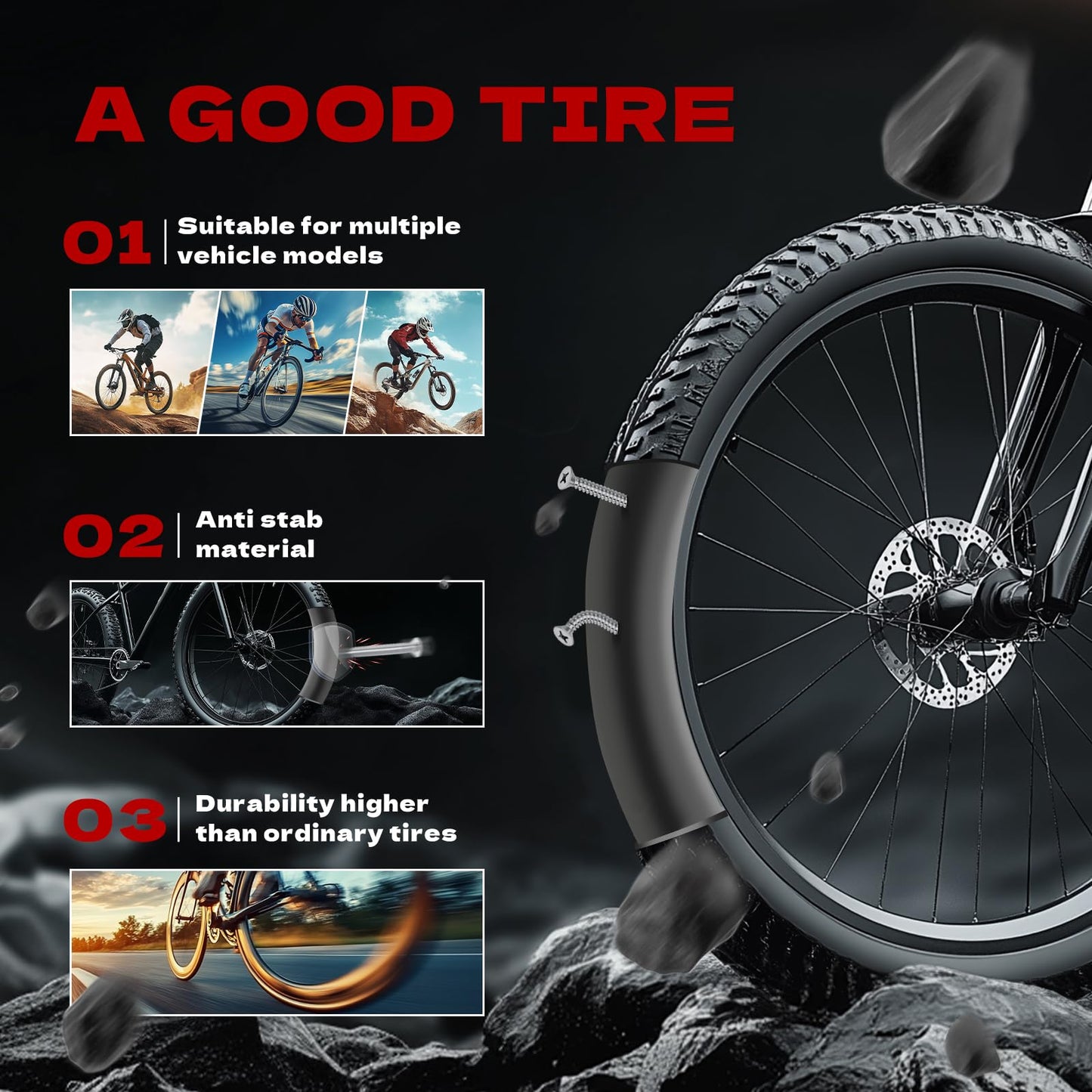 2-Pack 18" Bike Tubes 18x1.75/2.125 Butyl Rubber Bicycle Inner Tubes with 32mm Schrader Valve for Kids/Road/Mountain Bike Tire Tubes