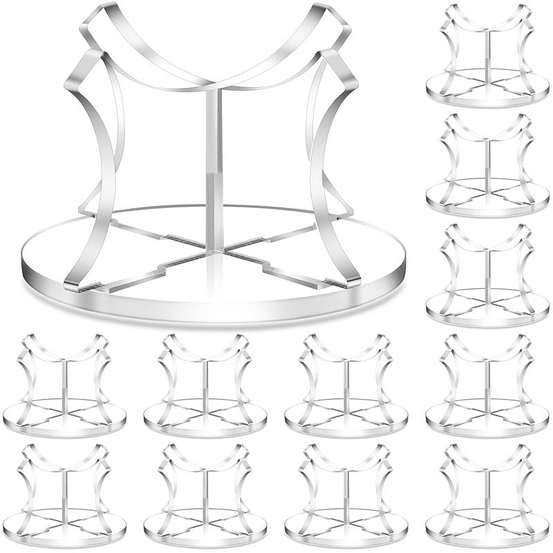 Mudder 12 Pack Baseball Display Stand, Acrylic Ball Display Holder Transparent Sports Balls Stand Holder Rack for Baseball, Golf Balls, Tennis Ball, Softball, Home Office Collection