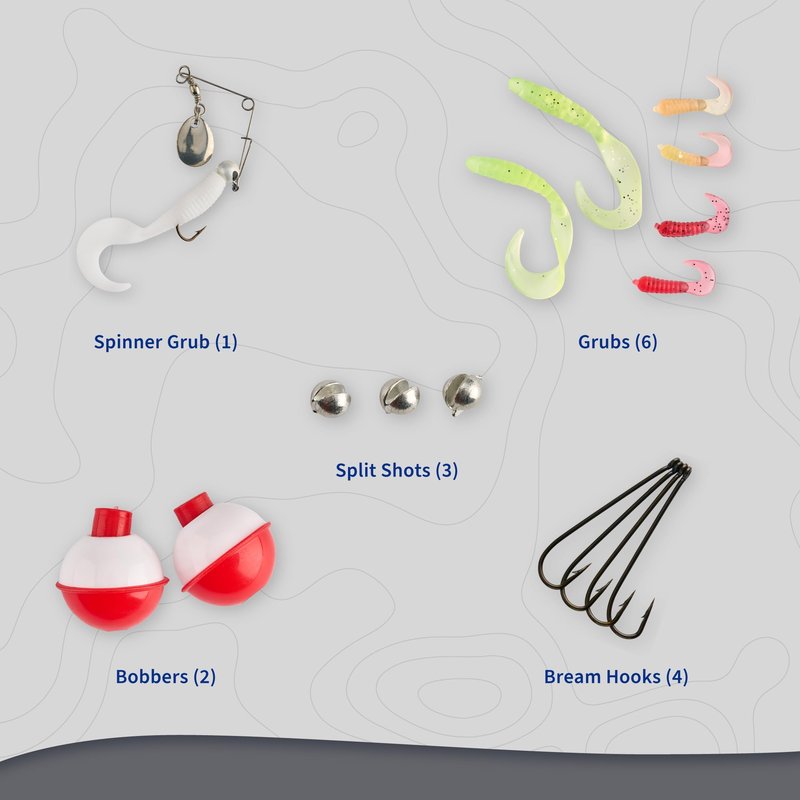 Shakespeare Reverb Spincast Reel and Fishing Rod Combo