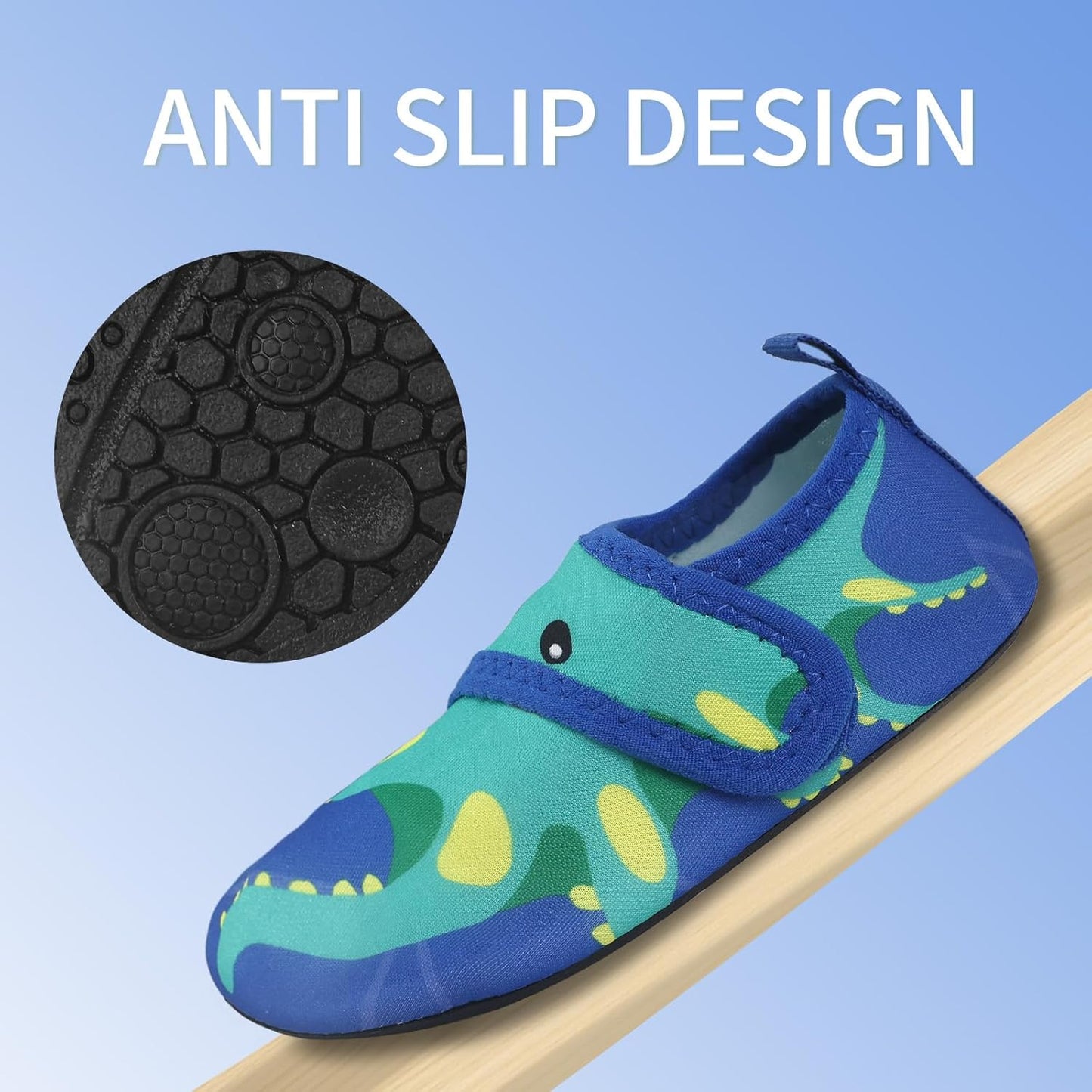 Kids Boys Girls Toddler Water Shoes,Beach Swim Non Slip Quick Dry,Barefoot Sports Aqua Socks Fast Dry for Sports Outdoor