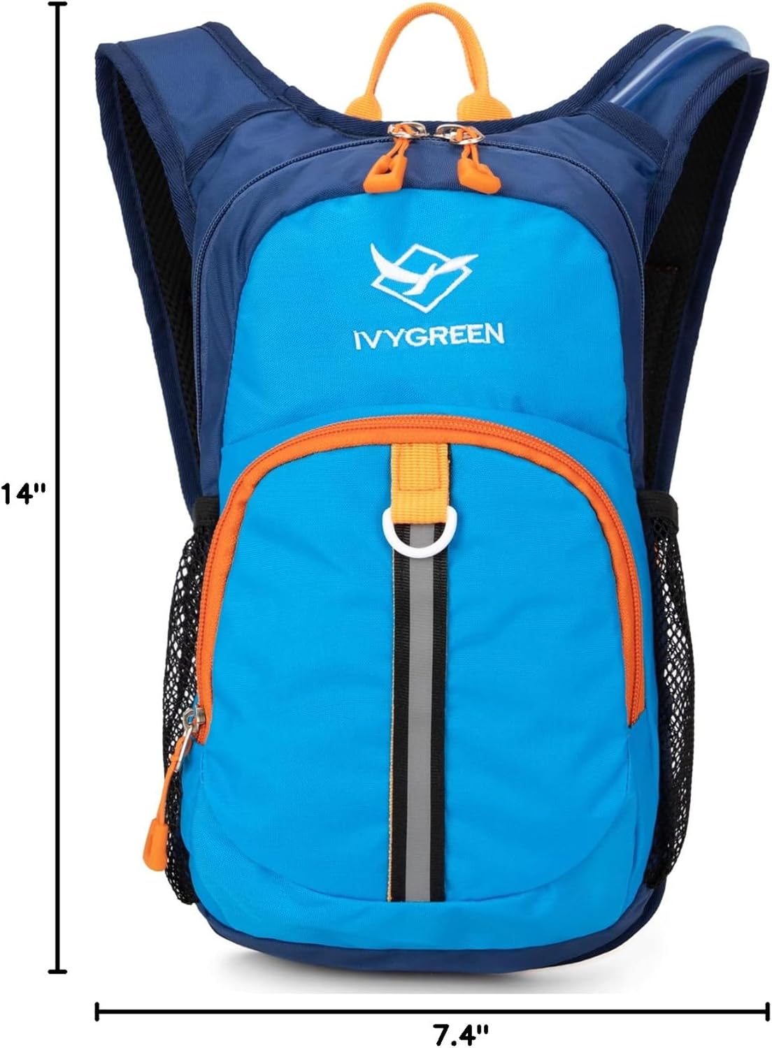 Ivygreen Kids Hydration Backpack, Hiking Backpack for Boys or Girls with 1.5L Water Bladder