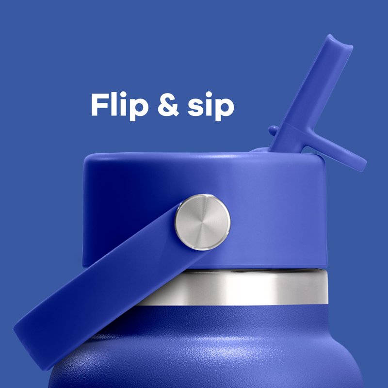 Hydro Flask Lid – Straw Lid Replacement for Wide Mouth Water Bottles Capri Blue
