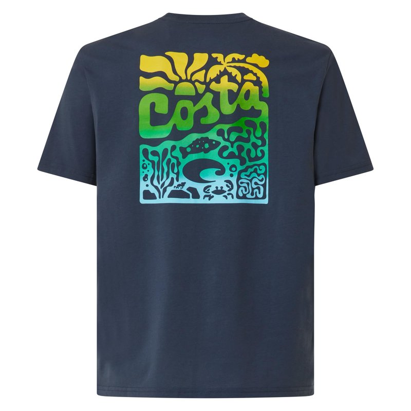 Costa Del Mar Mens Tropical C-Energy T-Shirt, Shark, X-Large