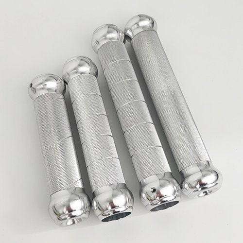 Aosekaa Aluminum Alloy Handle Replacement Hand Grip Cover Anti Slip Handgrip Fitness Equipment Accessory Attachment for Home Gym, Length 15cm