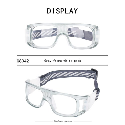 SooGree Racquetball Goggles - Windproof Shock Absorption Sports Glasses Basketball Football Eye Protective Adjustable Strap