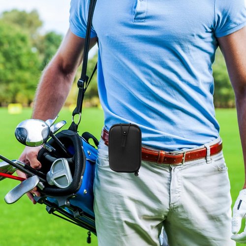 AMAMIA Golf Rangefinder Hard Shell Case,Hard Golf Rangefinder Case,EVA Bag Universal Range Finder Carry Box for Most Rangefinders Black