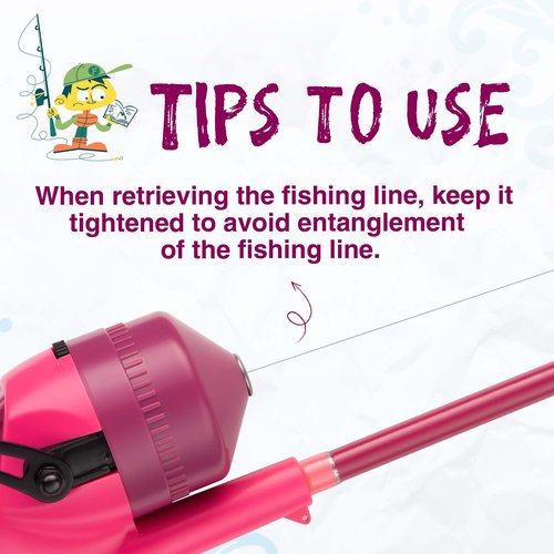 WIDDEN Kids Fishing Pole, Telescopic Fishing Rod, Toddler Collapsible Fishing Rod and Reel Combo with Tackle Box, Fishing Line, Bobber, and Soft Lures for Boy, Girl, Youth, Beginner, Over 3 Years Old