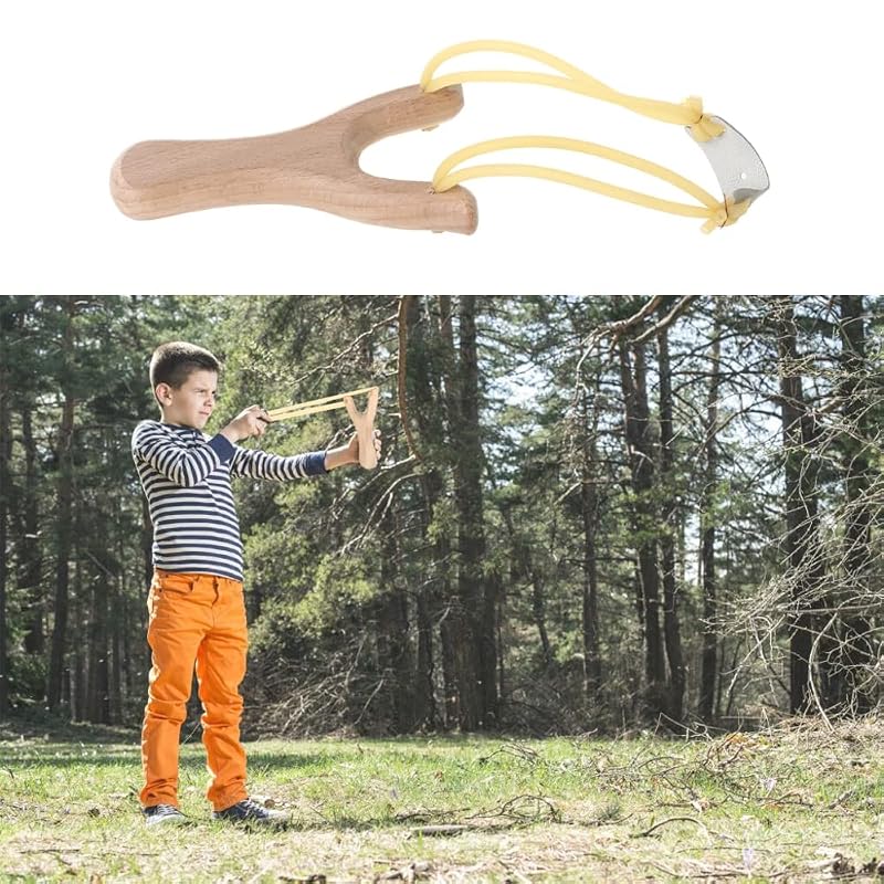 Beginner Catapult Toy Wood Set 4 Pack – Outdoor Skill Training & Stress Relief