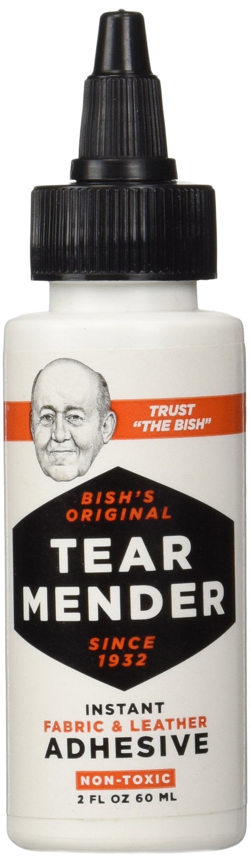 Tear Mender Instant Fabric and Leather Adhesive, 2 oz Bottle