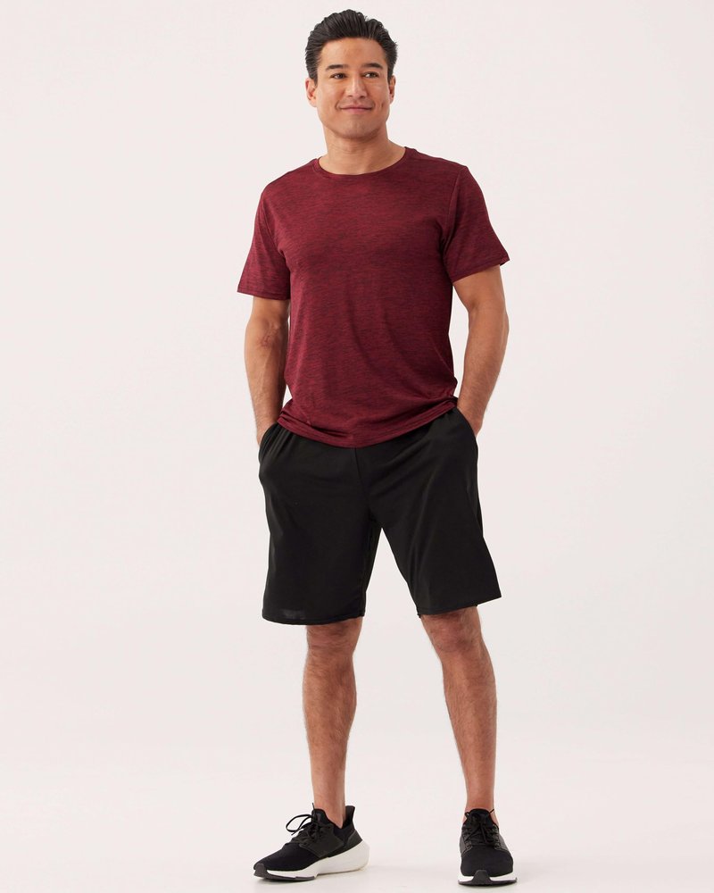 Real Essentials 5 Pack: Men's Dry-Fit Short Sleeve Crew Neck T Shirts Fitness Running Gym Workout Cool Exercise Athletic Tee, Set 17, X-Large
