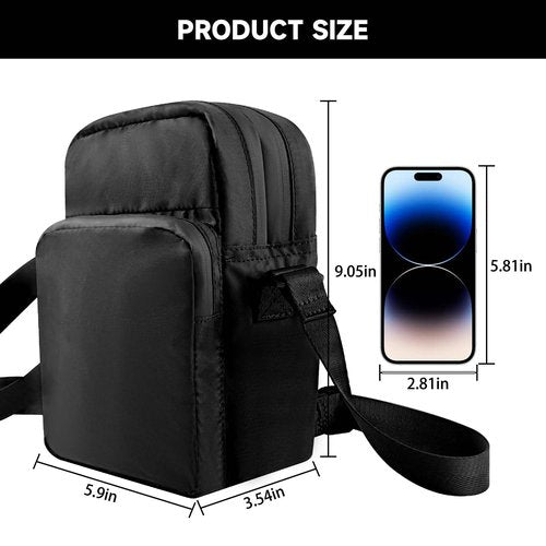 MBYLOEBA, Magnetic Gym Bag, Small Gym Bag for Men, Gym Accessories for Men, Large Capacity with Secure Magnets, Gym Workout, Travel Bag, Black